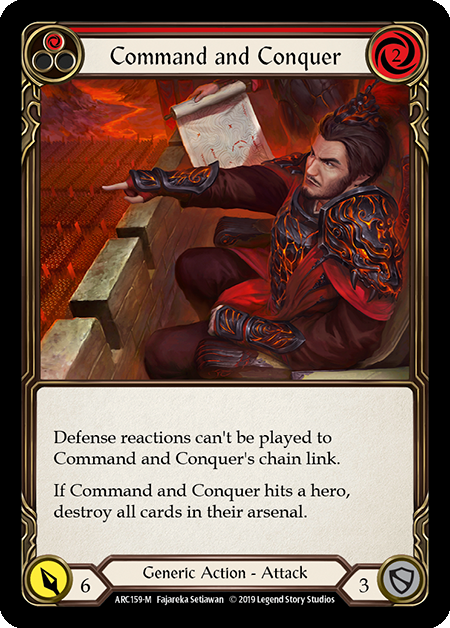 Command and Conquer - Flesh & Blood TCG - Arcane Rising – FaB Foundry