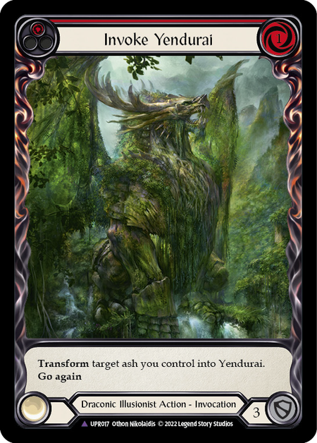 Invoke Yendurai Extended Art - Uprising - Flesh & Blood TCG – FaB