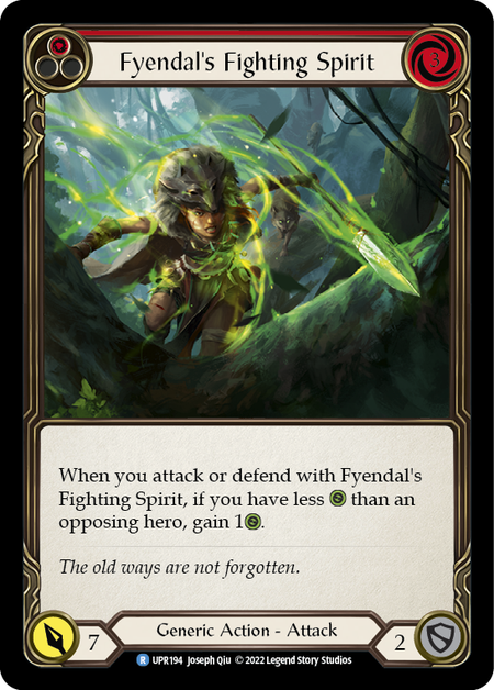 Fyendal's Fighting Spirit - Red - Uprising - Flesh & Blood TCG 