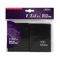 Thumbnail for BCW - Deck Guard - Elite2 Sleeves - Black