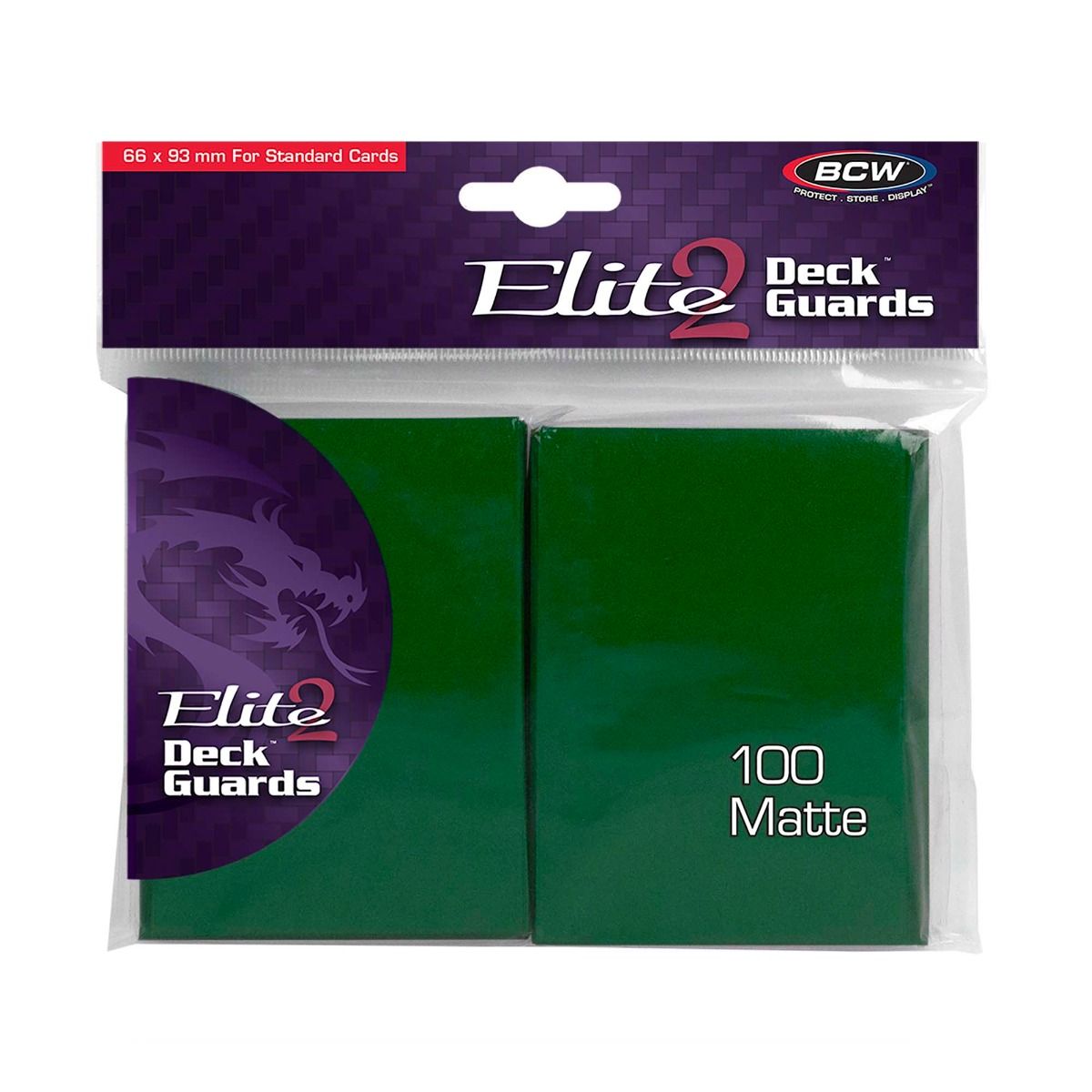 BCW - Deck Guard - Elite2 Sleeves - Green