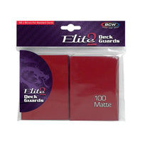 Thumbnail for BCW - Deck Guard - Elite2 Sleeves - Red