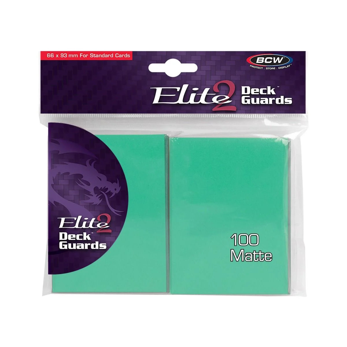 BCW - Deck Guard - Elite2 Sleeves - Seafoam