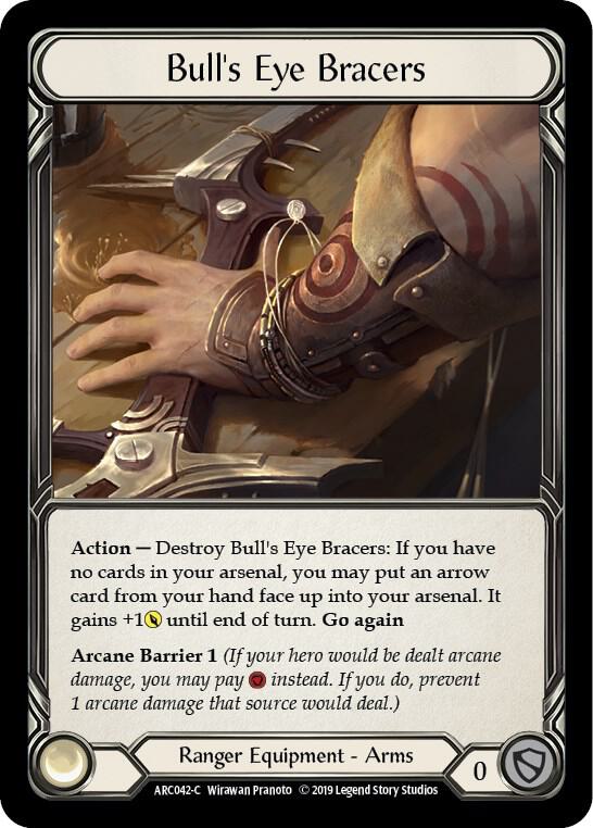 Bull's Eye Bracers (1st Ed) - Cold Foil