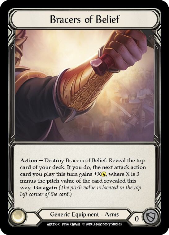 Bracers of Belief (1st Ed) - Cold Foil