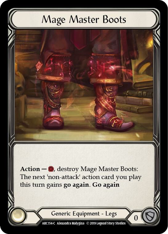 Mage Master Boots (1st Ed) - Cold Foil