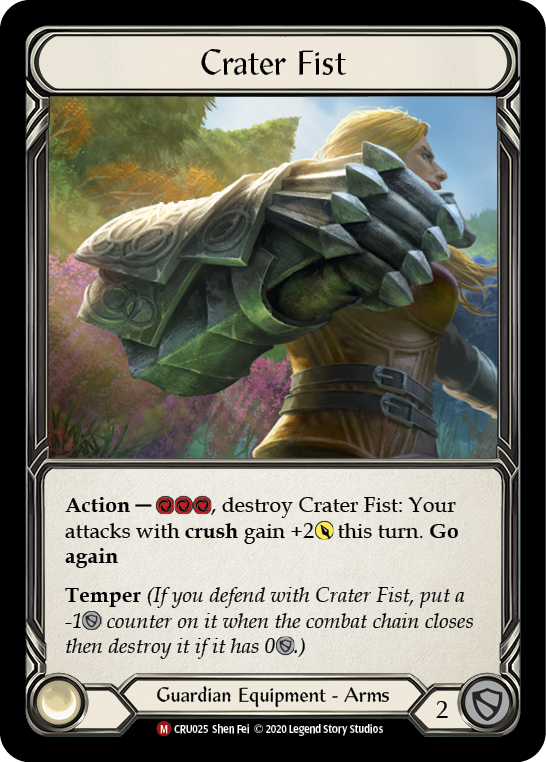 Crater Fist (1st Ed) - Cold Foil