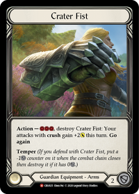 Crater Fist (1st Ed) - Cold Foil