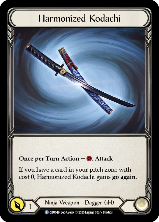 Harmonized Kodachi Right (1st Ed) - Cold Foil