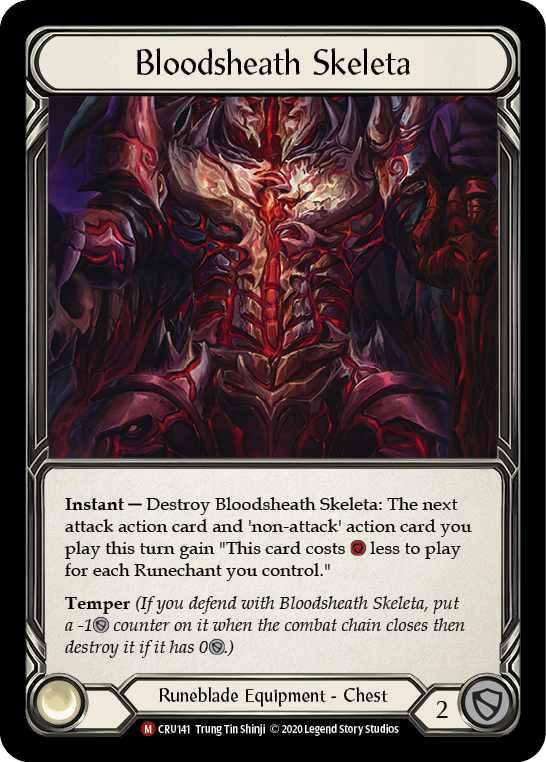 Bloodsheath Skeleta (1st Ed) - Cold Foil