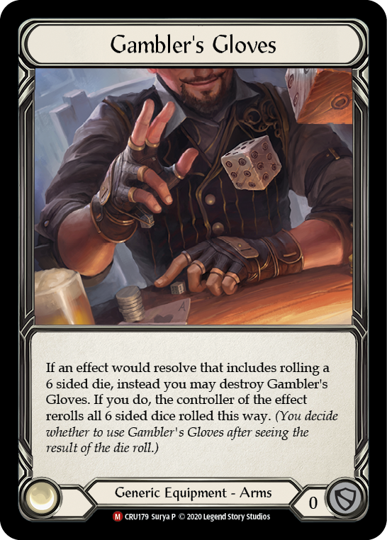 Gambler's Gloves (1st Ed) - Cold Foil