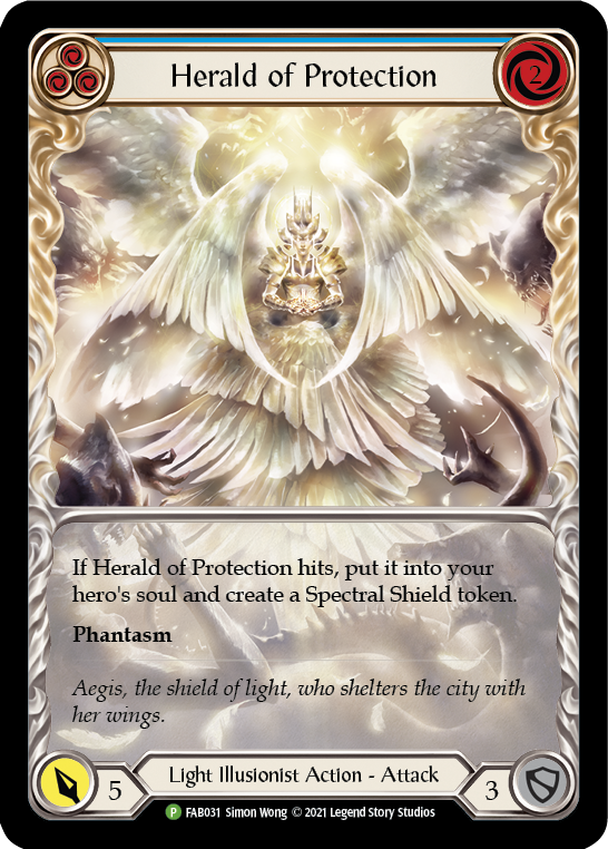 Herald of Protection (Blue) (Promo)