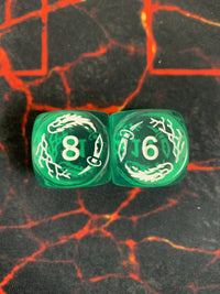 Green Arcane Dice