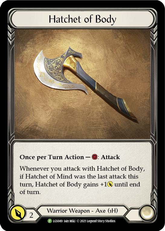 Hatchet of Body (Promo)