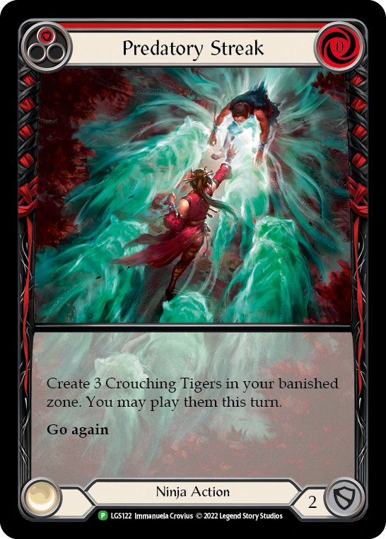 Predatory Streak (Red) (Promo)