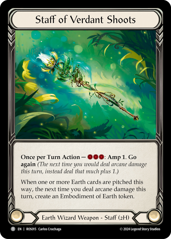 Staff of Verdant Shoots (Cold Foil)