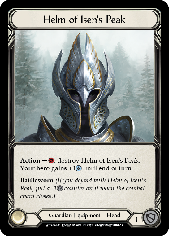 Helm of Isen's Peak (Alpha) - Cold Foil