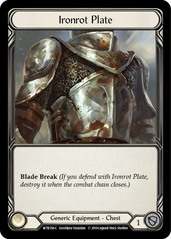 Ironrot Plate (Alpha) - Cold Foil