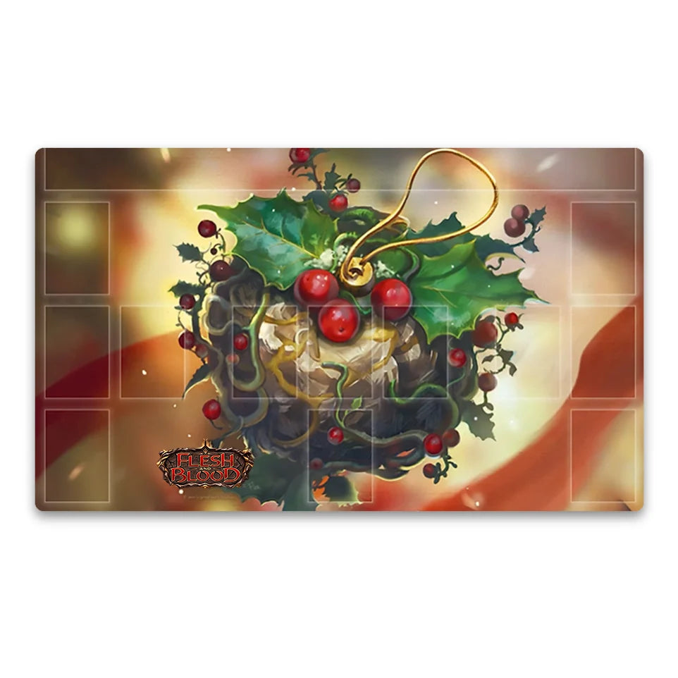 Cracked Bauble Xmas Playmat