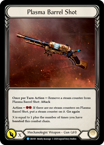 Plasma Barrel Shot - Flesh & Blood TCG - Crucible of War – FaB Foundry