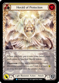 Herald of Protection (Yellow) - Extended Art