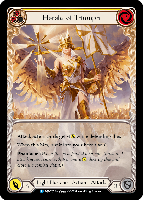 Herald of Triumph (Yellow) - Extended Art