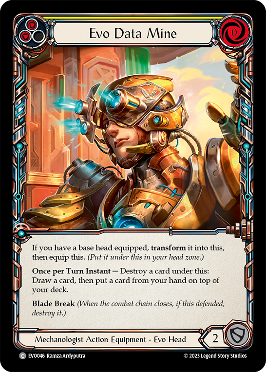 Evo Data Mine - Bright Lights - Flesh & Blood TCG - FaB Foundry