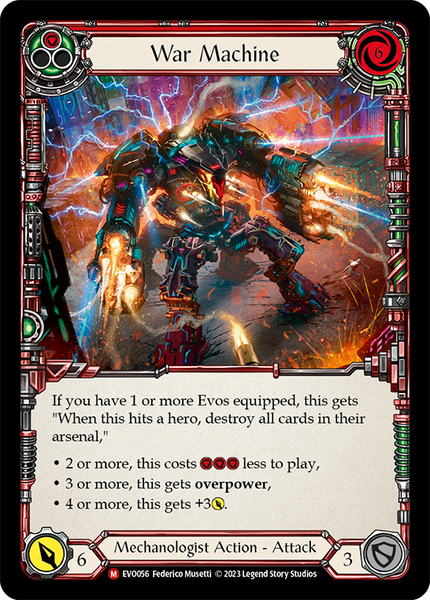 War Machine - Bright Lights - Flesh & Blood TCG - FaB Foundry