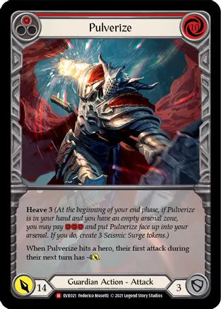 Pulverize - Extended Art - Flesh & Blood TCG - Everfest – FaB Foundry