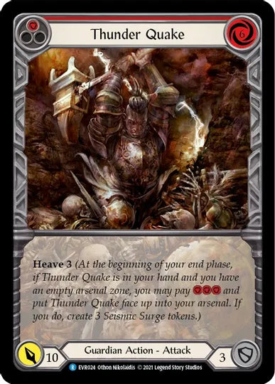 Thunder Quake - Red (Extended Art)