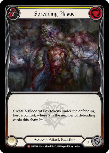 Spreading Plague - Outsiders - Flesh & Blood TCG - FaB Foundry