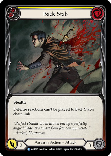 Back Stab - Yellow