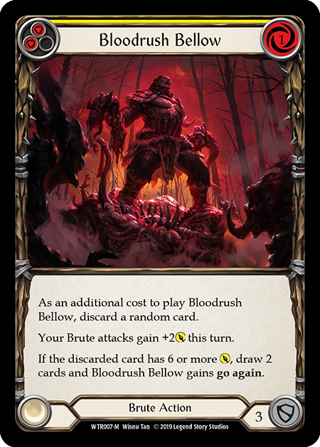 Bloodrush Bellow - Flesh & Blood TCG - Welcome to Rathe – FaB Foundry