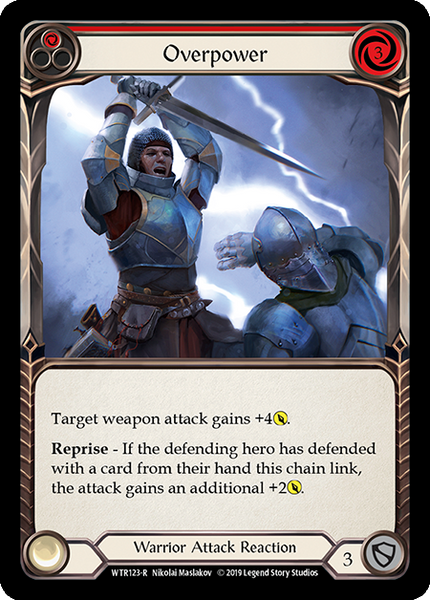 Overpower Red - Flesh & Blood TCG - Welcome to Rathe – FaB 