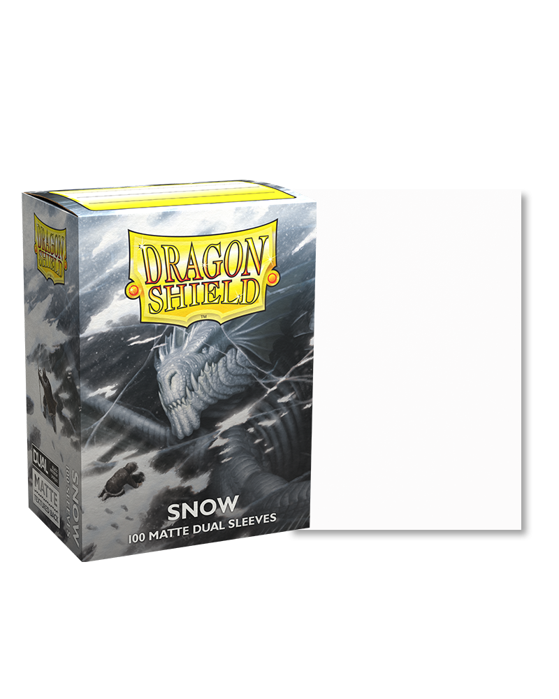 Dragon Shield - Dual Matte Sleeves - Snow